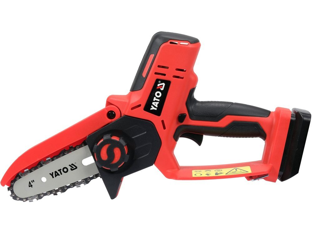 MINIPILARKA ŁAŃCUCHOWA YATO 18V, PROWADNICA 4'' - BEZ AKUMULATORA - YT-828136 - obrazek 2