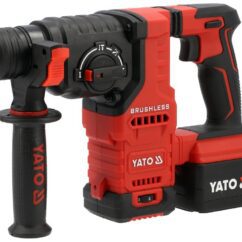 MŁOTOWIERTARKA YATO 18V, 2 x AKUMULATOR 4 AH, BEZSZCZOTKOWA - YT-827724