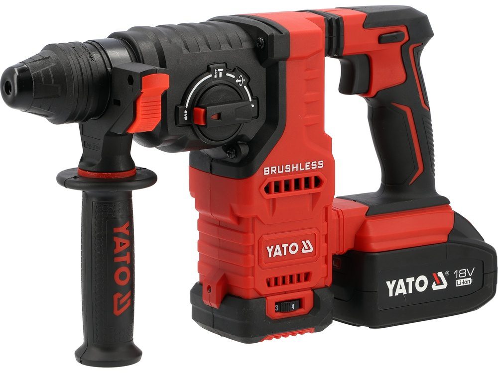MŁOTOWIERTARKA YATO 18V, 2 x AKUMULATOR 4 AH, BEZSZCZOTKOWA - YT-827724