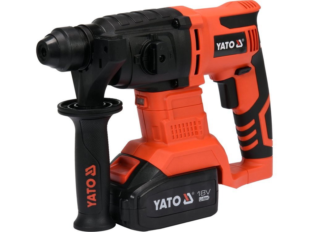 MŁOTOWIERTARKA YATO 18V SDS PLUS 2J Z PODKUWANIEM - AKUMULATOR 3 AH - YT-82770