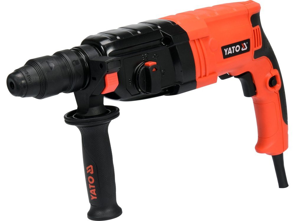 MŁOTOWIERTARKA YATO 850W Z WYMIENNĄ GŁOWICĄ I METALOWĄ OBUDOWĄ - YT-82122