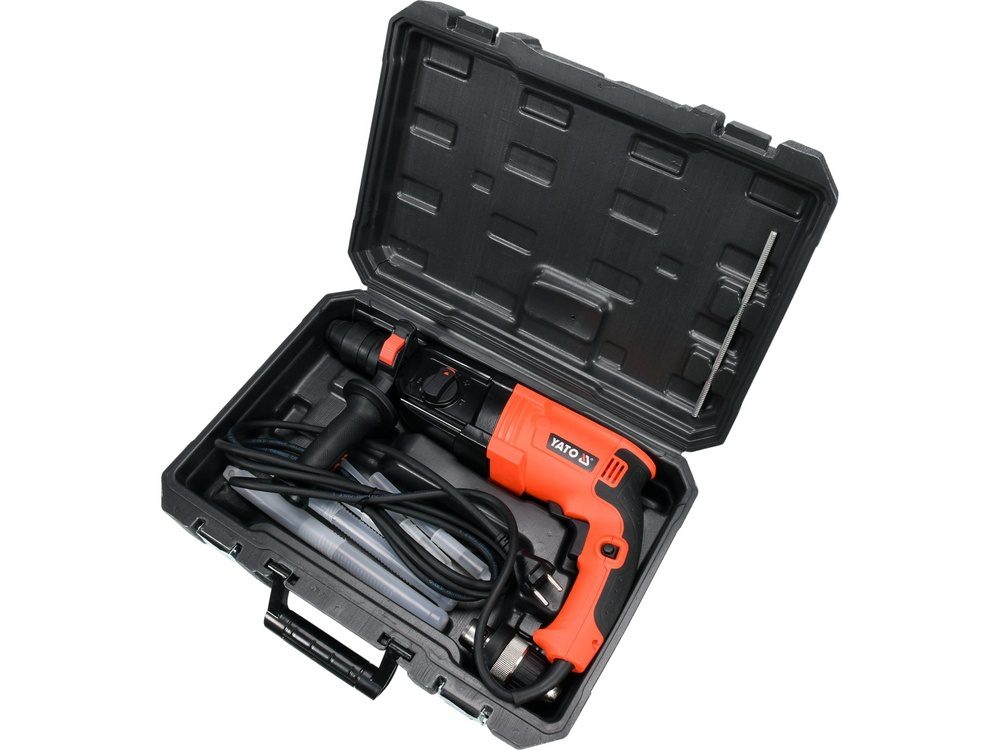 MŁOTOWIERTARKA YATO 850W Z WYMIENNĄ GŁOWICĄ I METALOWĄ OBUDOWĄ - YT-82122 - obrazek 5