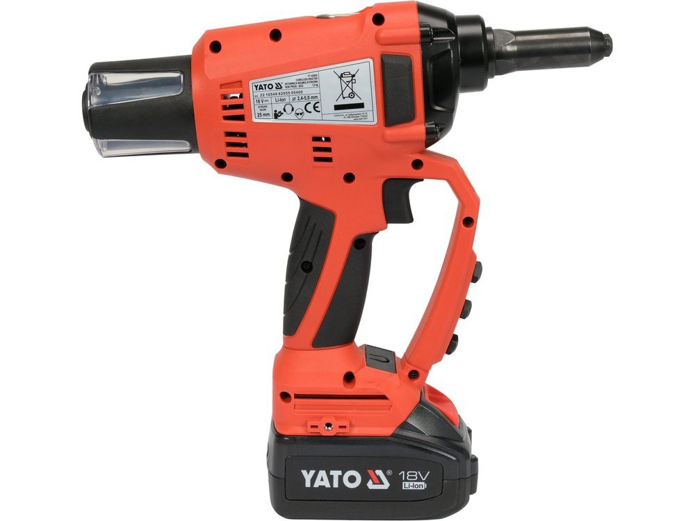 NITOWNICA YATO 18V NA NITY ZRYWALNE 2,4-5,0 MM - AKUMULATOR 3 AH - YT-82955 - obrazek 3