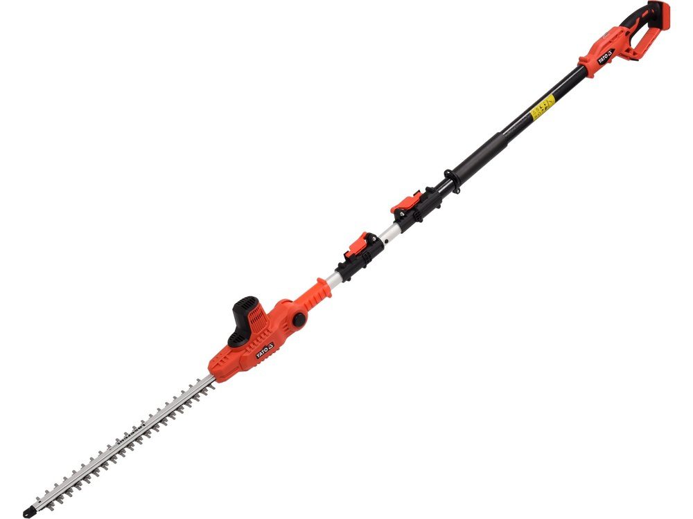 NOŻYCE DO ŻYWOPŁOTU AKUMULATOROWE YATO 18V, 42 CM, TELESKOPOWE - BEZ AKUMULATORA - YT-82835
