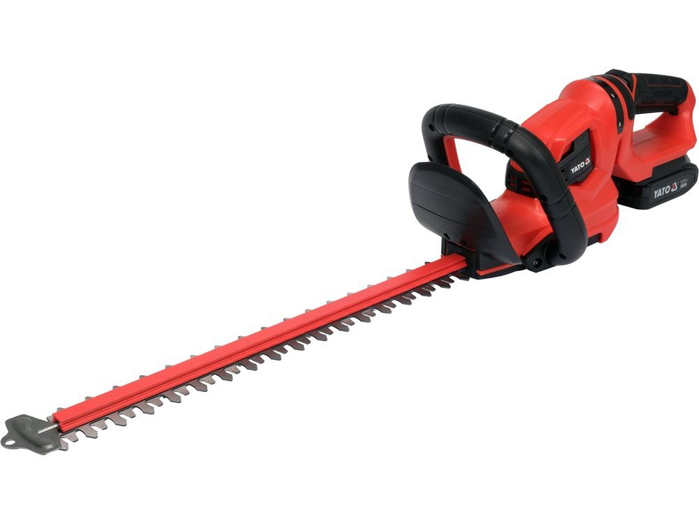 NOŻYCE DO ŻYWOPŁOTU AKUMULATOROWE YATO 18V, 45 CM, OBROTOWE - AKUMULATOR 2.0 AH - YT-828331