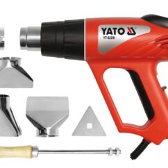 OPALARKA YATO 2000W, 350°C / 550°C Z AKCESORIAMI - YT-82291