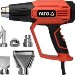 OPALARKA YATO 1600W 50-650°C, 2 BIEGI, REG. TEMP, LCD + PAMIĘĆ USTAWIEŃ - YT-82296