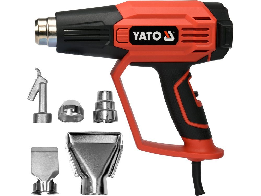 OPALARKA YATO 1600W 50-650°C, 2 BIEGI, REG. TEMP, LCD + PAMIĘĆ USTAWIEŃ - YT-82296