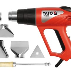 OPALARKA YATO 2000W 70~600°C, AKCESORIA, WYŚWIETLACZ LCD - YT-82293