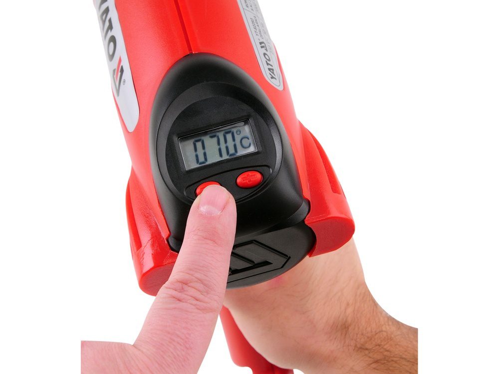 OPALARKA YATO 2000W 70~600°C, AKCESORIA, WYŚWIETLACZ LCD - YT-82293 - obrazek 5