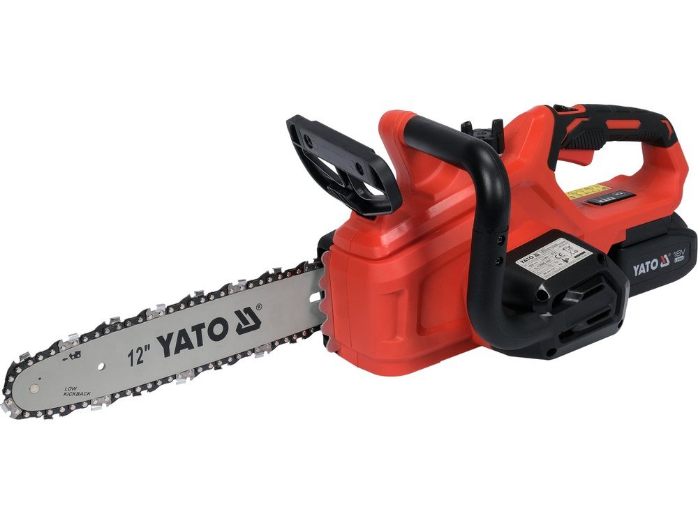 PILARKA ŁAŃCUCHOWA YATO 18V, PROWADNICA 12", 6,5 M/S - AKUMULATOR 4 AH - YT-828137 - obrazek 3