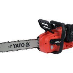 PILARKA ŁAŃCUCHOWA YATO 36V, PROWADNICA 16", 15 M/S - 2 x AKUMULATOR 4 AH, PODWÓJNA ŁADOWARKA - YT-828131