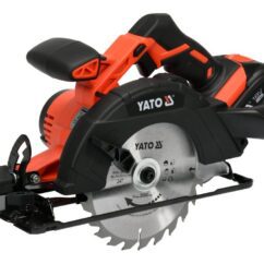 PILARKA TARCZOWA YATO 18V, 165 MM, 3800 MIN⁻¹ - AKUMULATOR 2 AH - YT-82810