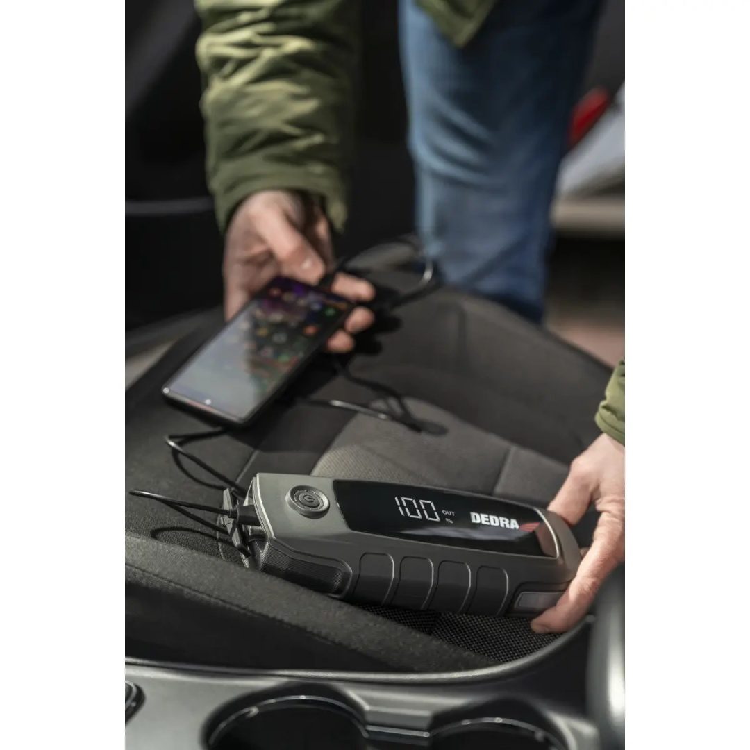 POWER-BANK Z FUNKCJĄ ROZRUCHU SILNIKA DEDRA 16000 mAh 1600 A 12 V Li-Ion - DEPP1600 - obrazek 7