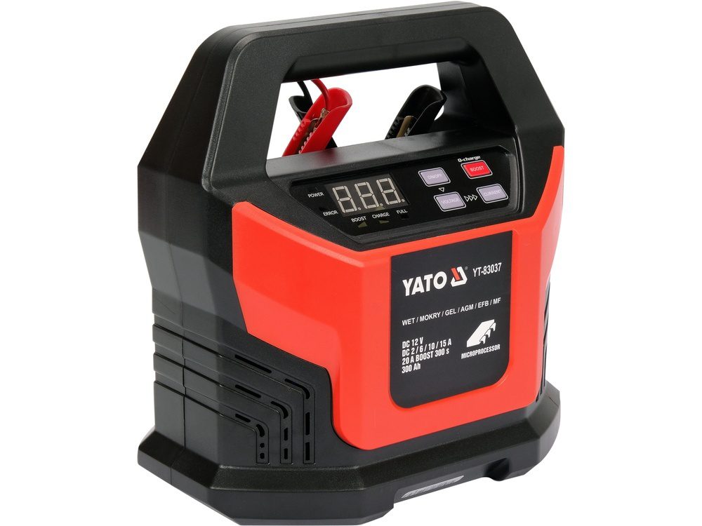 PROSTOWNIK ELEKTRONICZNY YATO 12V/2A, 6A, 10A, 15A BOOST 300S 20A - YT-83037 - obrazek 3