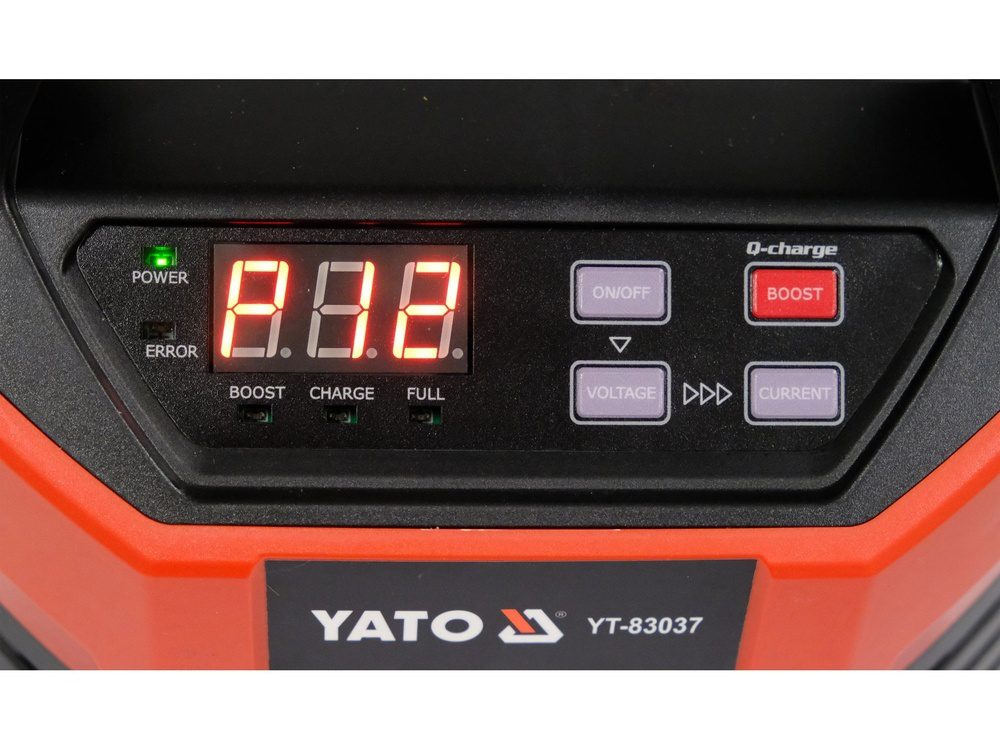 PROSTOWNIK ELEKTRONICZNY YATO 12V/2A, 6A, 10A, 15A BOOST 300S 20A - YT-83037 - obrazek 5