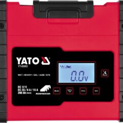 PROSTOWNIK ELEKTRONICZNY YATO Z WYŚWIETLACZEM LCD - ZAKRES 12V/2A/8A/15A - YT-83003