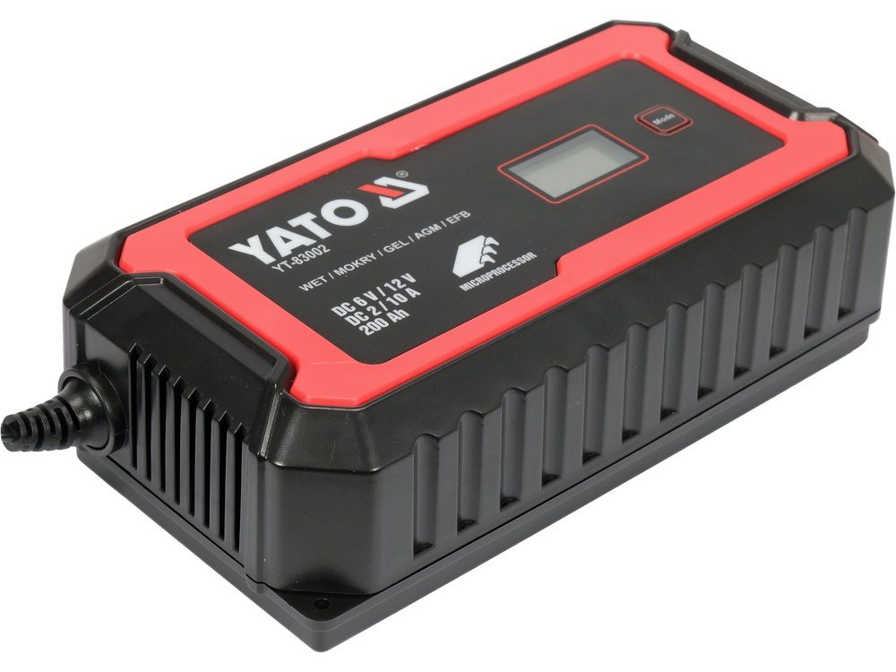 PROSTOWNIK ELEKTRONICZNY YATO Z WYŚWIETLACZEM LCD - ZAKRES 6V/2A, 12V/10A - YT-83002 - obrazek 3
