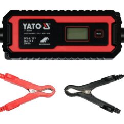 PROSTOWNIK ELEKTRONICZNY YATO Z WYŚWIETLACZEM LCD - ZAKRES 6V/2A 12V/4A - YT-83000