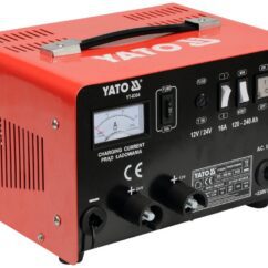 PROSTOWNIK YATO 12/24V 16A 240 AH ZE WSPOMAGANIEM ŁADOWANIA 20A - YT-8304