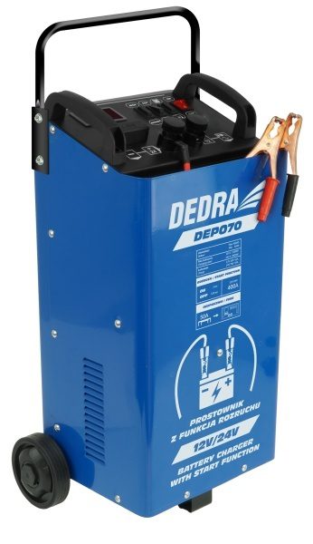 PROSTOWNIK Z ROZRUCHEM DEDRA 12/24 V 40–400 Ah 2000 W - DEP070