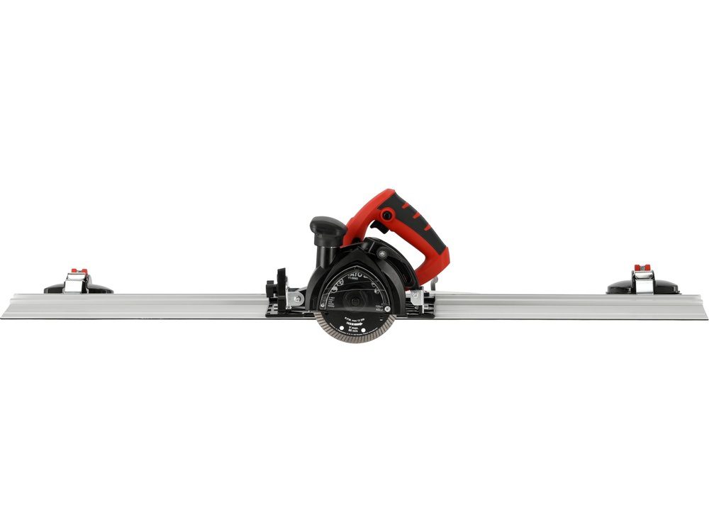 PRZECINARKA DO GRESU YATO Z PROWADNICĄ, FAZOWANIE 0–45° + ODCIĄG PYŁU, 125 MM 1400W - YT-821591 - obrazek 3