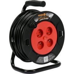 PRZEDŁUŻACZ BĘBNOWY VOREL 4 GNIAZDA, 3×1 mm², 40 m - 82684