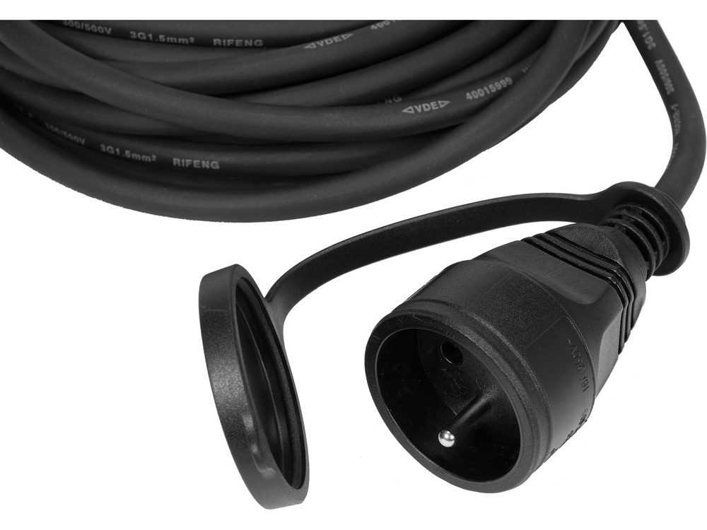 PRZEDŁUŻACZ BUDOWLANY YATO 3 × 1,5 mm² - 10 m - GNIADO IP44 - YT-81025 - obrazek 3