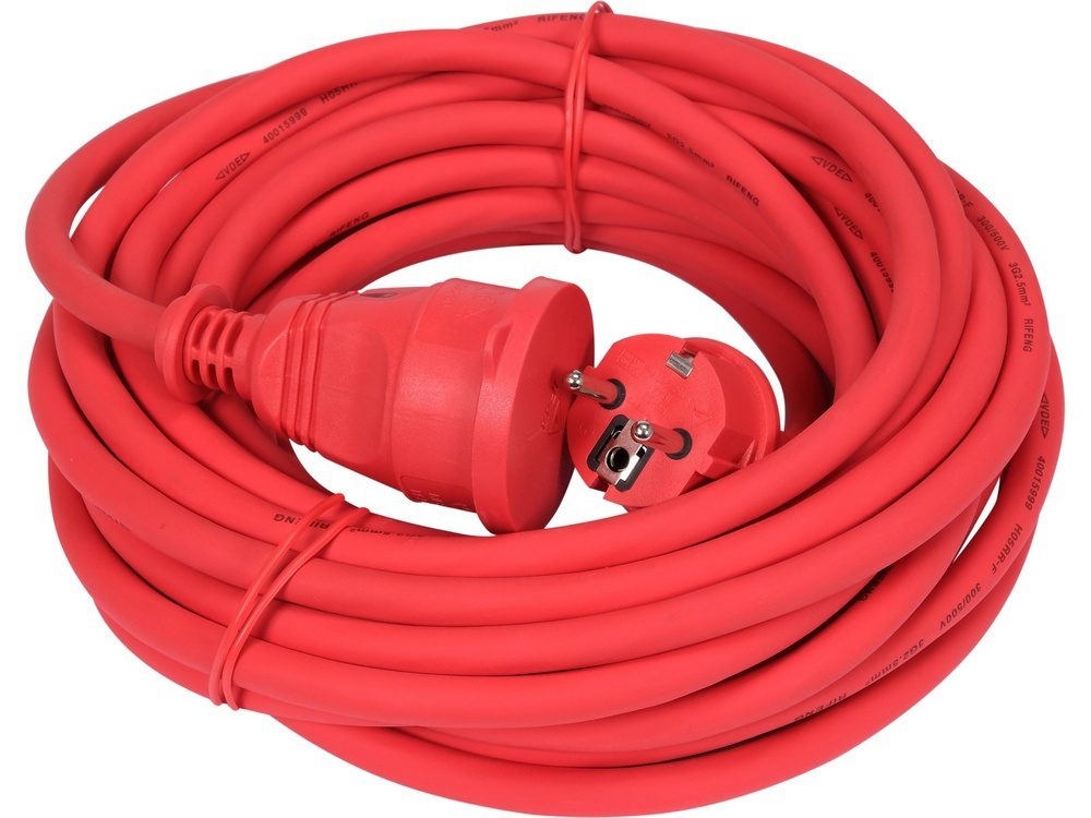 PRZEDŁUŻACZ BUDOWLANY YATO Z DIODĄ LED 3 × 2,5 mm² - 30 m - GNIADO IP44 - YT-81002