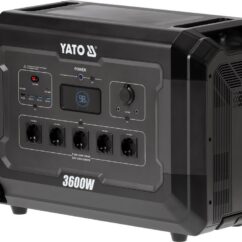PRZENOŚNA STACJA ZASILANIA YATO 3600W, 3072WH LiFePO4, EPS - YT-83096