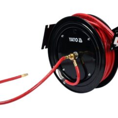 WĄŻ PNEUMATYCZNY NA ZWIJAKU AUTOMATYCZNYM YATO 9,5 mm (3/8") - 15 m - G1/4" - YT-24250