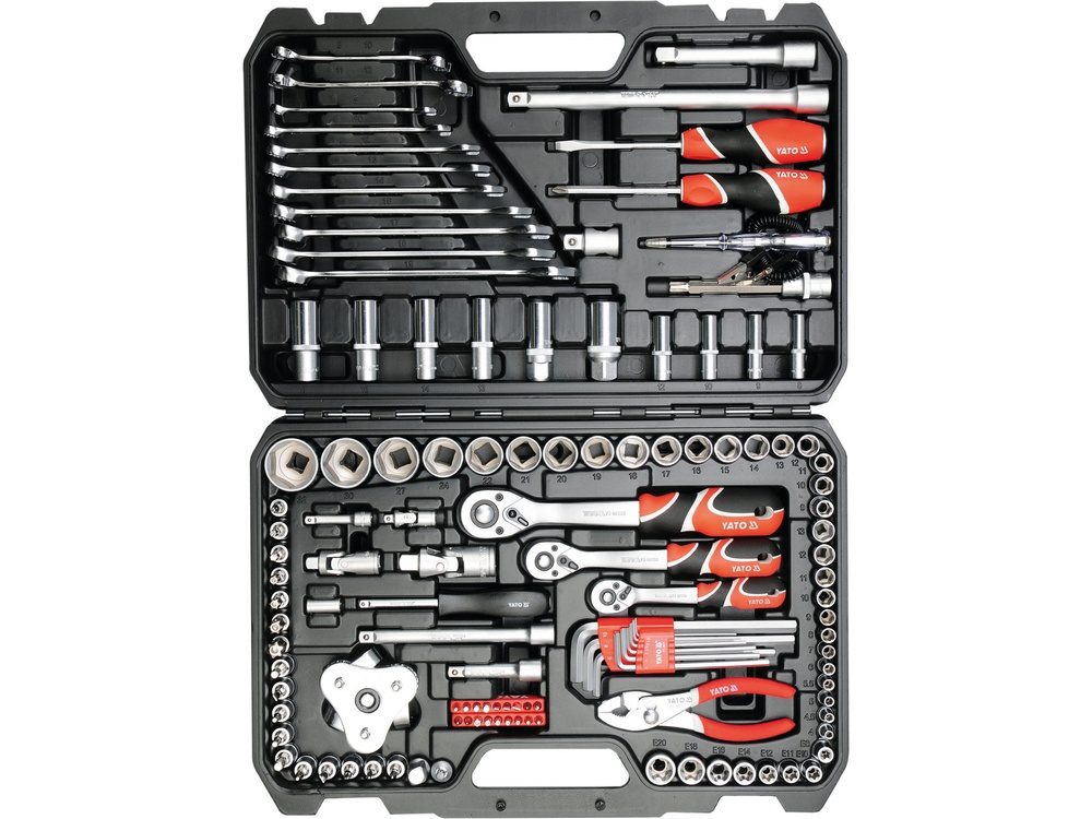 ZESTAW NARZĘDZIOWY YATO 1/2", 1/4", 3/8" (126 el.) - YT-38875 - obrazek 2