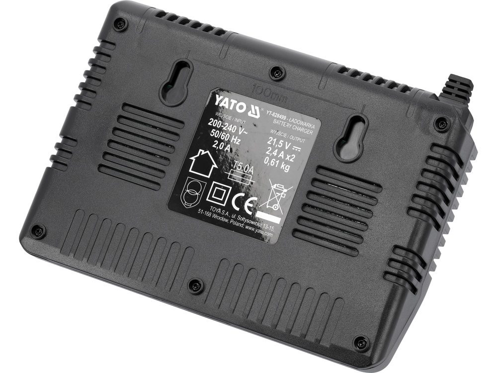 ŁADOWARKA PODWÓJNA YATO 18V 2,4A - YT-828499 - obrazek 4