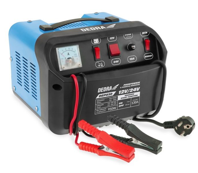 PROSTOWNIK Z ROZRUCHEM DEDRA 12/24 V 20–350 Ah 950 W - DEP030