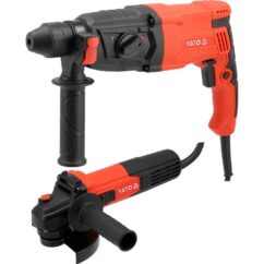 ZESTAW YATO - MŁOT SDS PLUS 3,2J / SZLIFIERKA KĄTOWA 750W - YT-821200