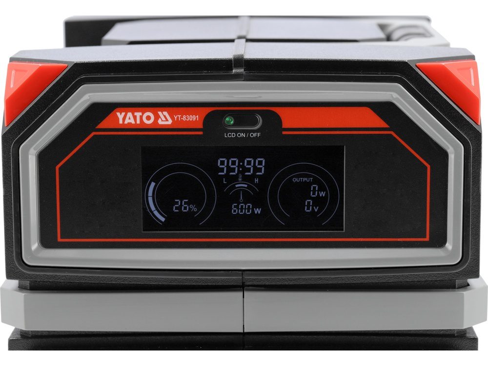 PRZENOŚNA STACJA ZASILANIA YATO 600W, 504Wh, 230V, USB-C PD - YT-83091 - obrazek 5