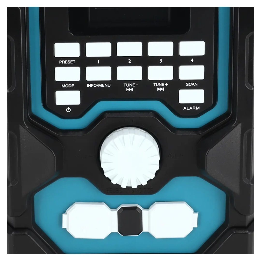 RADIO WARSZTATOWE AKUMULATOROWE DEDRA SAS+ALL 18V DAB+/FM BLUETOOTH USB – BEZ AKUMULATORA - DED7006BT - obrazek 9
