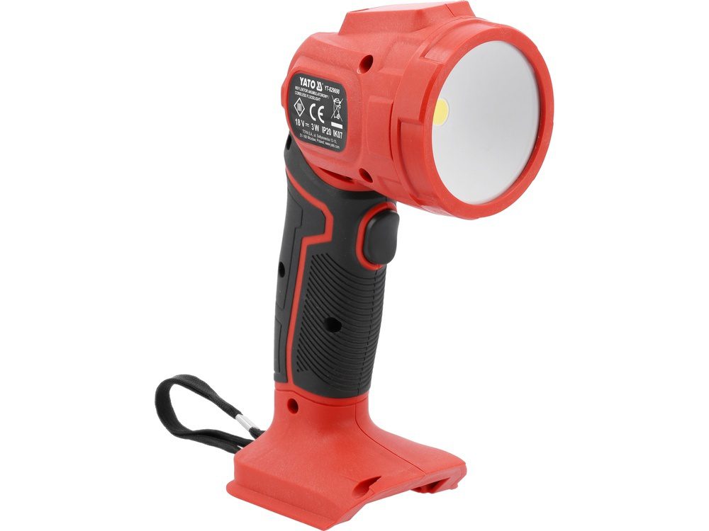 LATARKA LED YATO 18V, 300 LM, 3W - BEZ AKUMULATORA - YT-829690 - obrazek 2