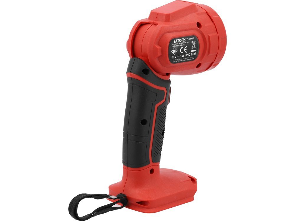 LATARKA LED YATO 18V, 300 LM, 3W - BEZ AKUMULATORA - YT-829690 - obrazek 4