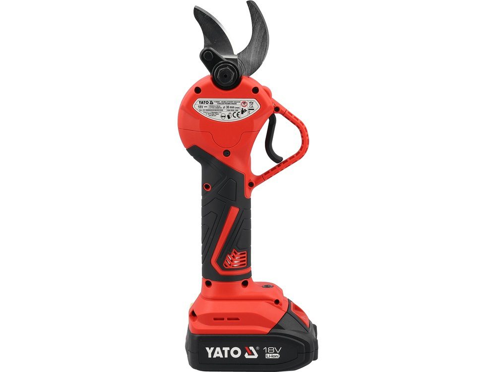 SEKATOR AKUMULATOROWY YATO 18V 30 MM Z AKUMULATOREM 2 AH I ŁADOWARKĄ, BEZSZCZOTKOWY - YT-828380 - obrazek 3