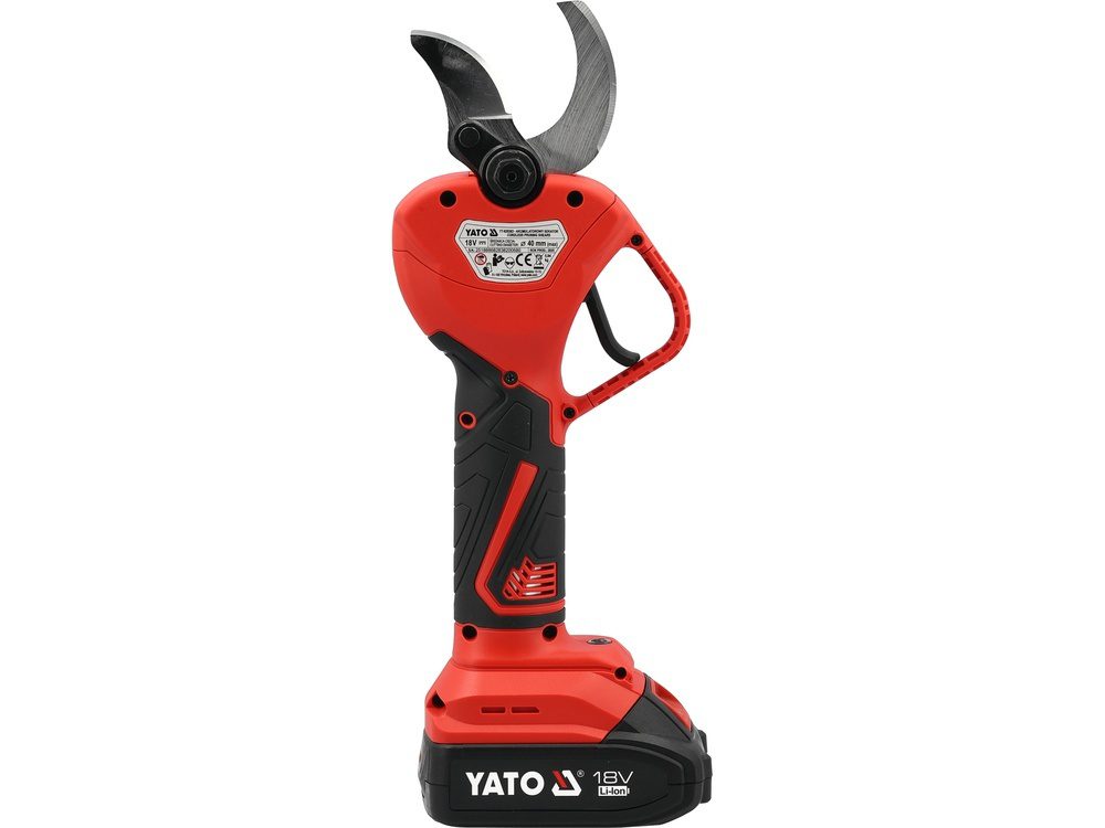 SEKATOR AKUMULATOROWY YATO 18V 40 MM Z AKUMULATOREM 2 AH I ŁADOWARKĄ, BEZSZCZOTKOWY - YT-828382 - obrazek 3