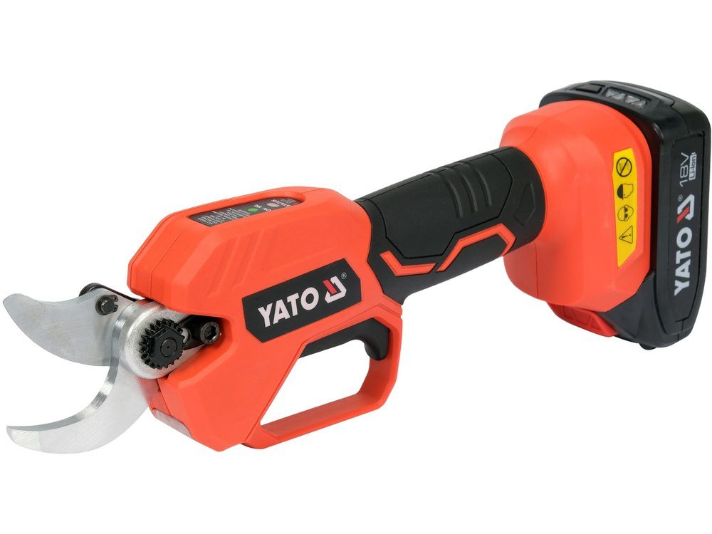 SEKATOR DO GAŁĘZI YATO 18V, 30 MM, 60 CIĘĆ/MIN - AKUMULATOR 2 AH - YT-828377 - obrazek 3