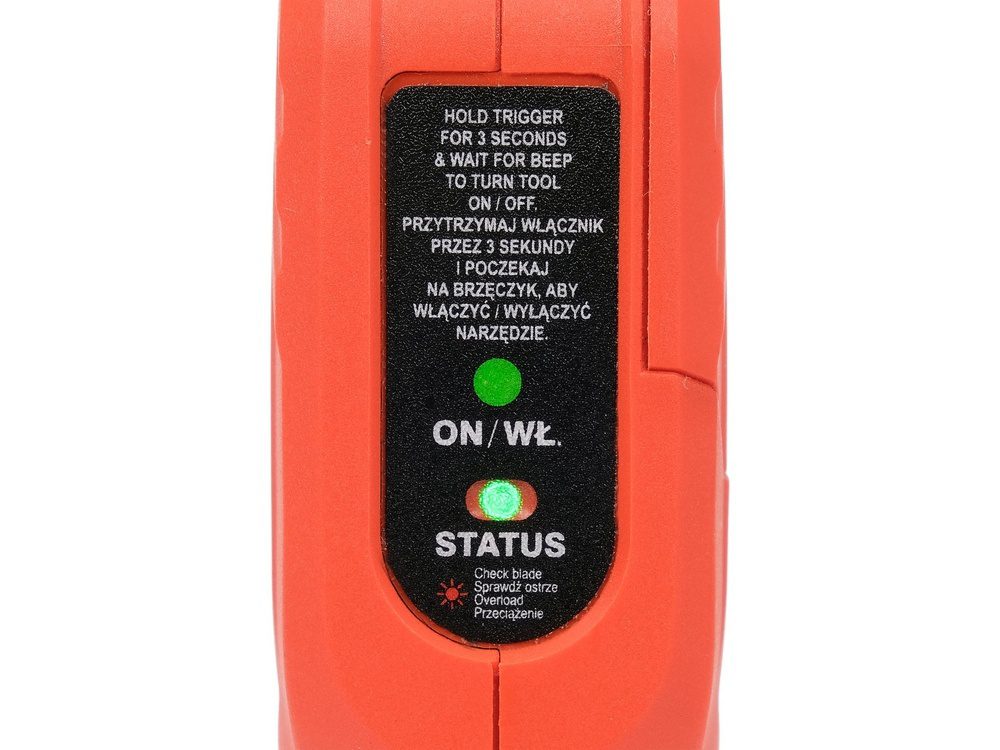 SEKATOR DO GAŁĘZI YATO 18V, 30 MM, 60 CIĘĆ/MIN - AKUMULATOR 2 AH - YT-828377 - obrazek 4