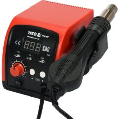 STACJA HOT-AIR YATO 750W Z WYŚWIETLACZEM LED I WENTYLATOREM BEZSZCZOTKOWYM - YT-82457
