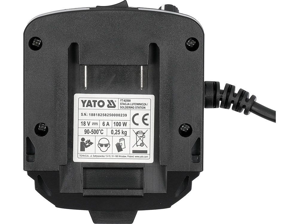 STACJA LUTOWNICZA YATO C245 18V - BEZ AKUMULATORA - YT-82500 - obrazek 7