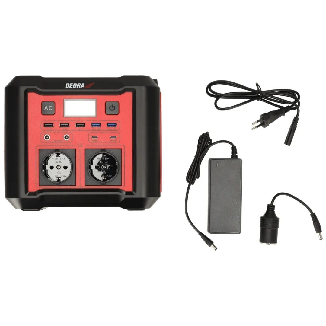 STACJA ZASILANIA DEDRA 296 Wh 300 W 500 W Li-Ion - DEZS0300 - obrazek 11