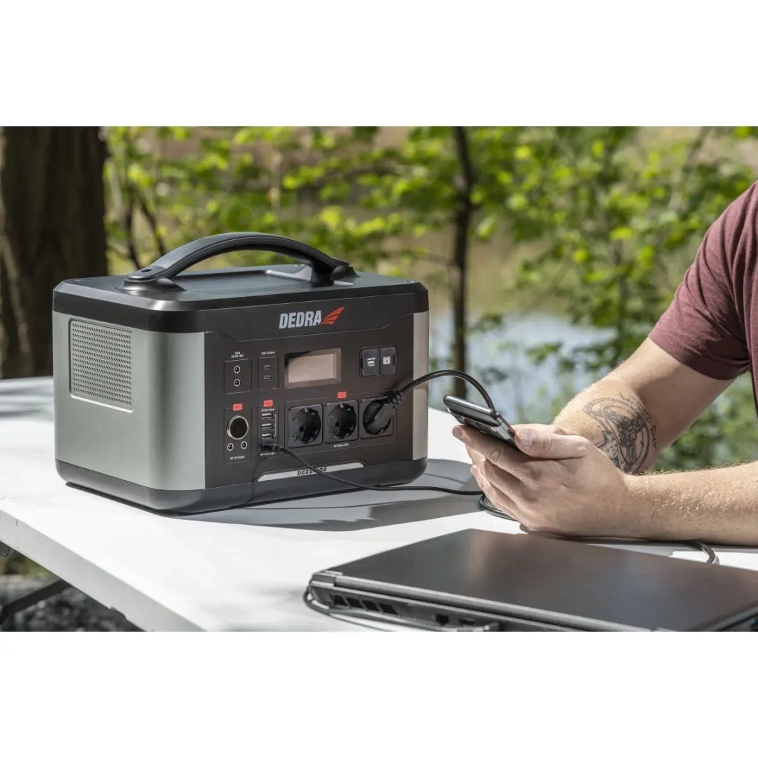 STACJA ZASILANIA DEDRA 1500 W 1408 Wh LiFePO₄ Z FUNKCJĄ ROZRUCHU 12 V - DEZS1500 - obrazek 10