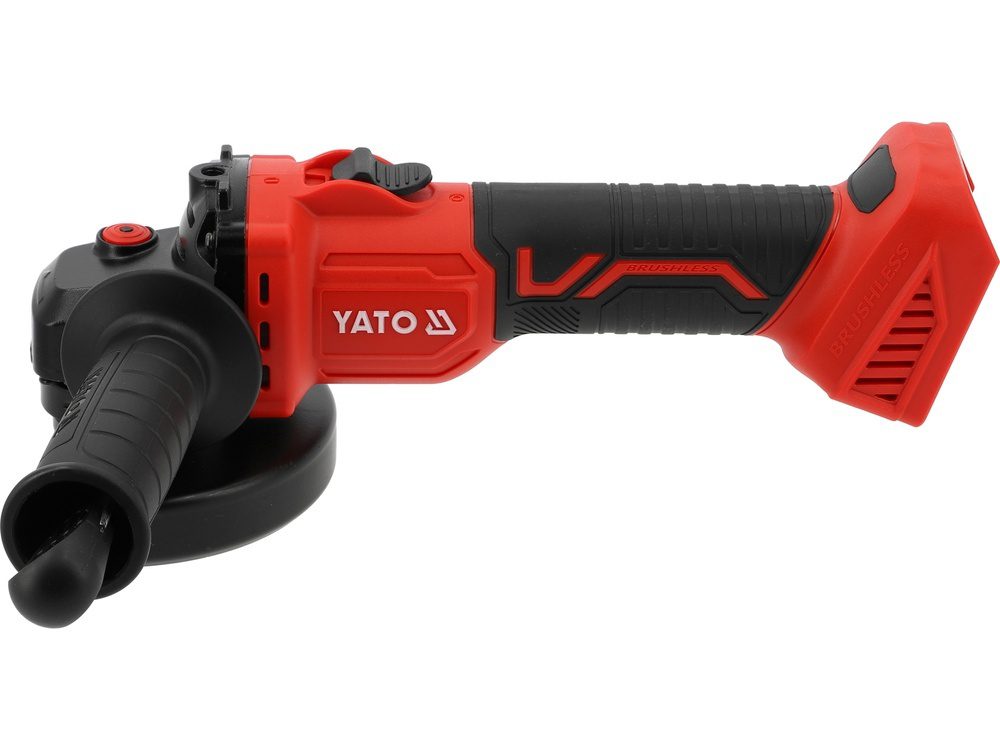 SZLIFIERKA KĄTOWA AKUMULATOROWA YATO BEZSZCZOTKOWA 18V 125 MM – BEZ AKUMULATORA - YT-828253 - obrazek 2
