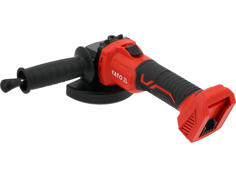 SZLIFIERKA KĄTOWA AKUMULATOROWA YATO BEZSZCZOTKOWA 18V 125 MM – BEZ AKUMULATORA - YT-828253 - obrazek 4