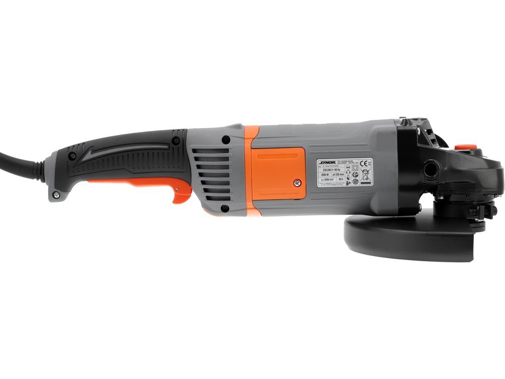 SZLIFIERKA KĄTOWA STHOR 230 MM 2000W (6500 OBR./MIN) - 79135 - obrazek 3